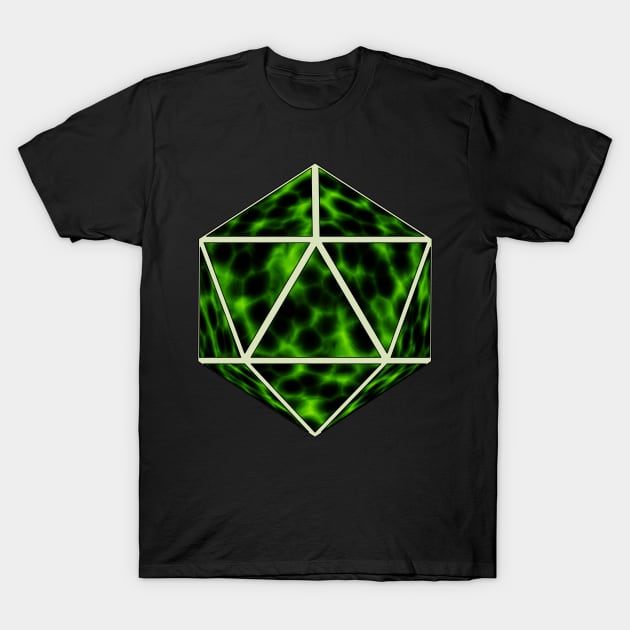 Elder d20 T-Shirt by AnEldritchDreamGames